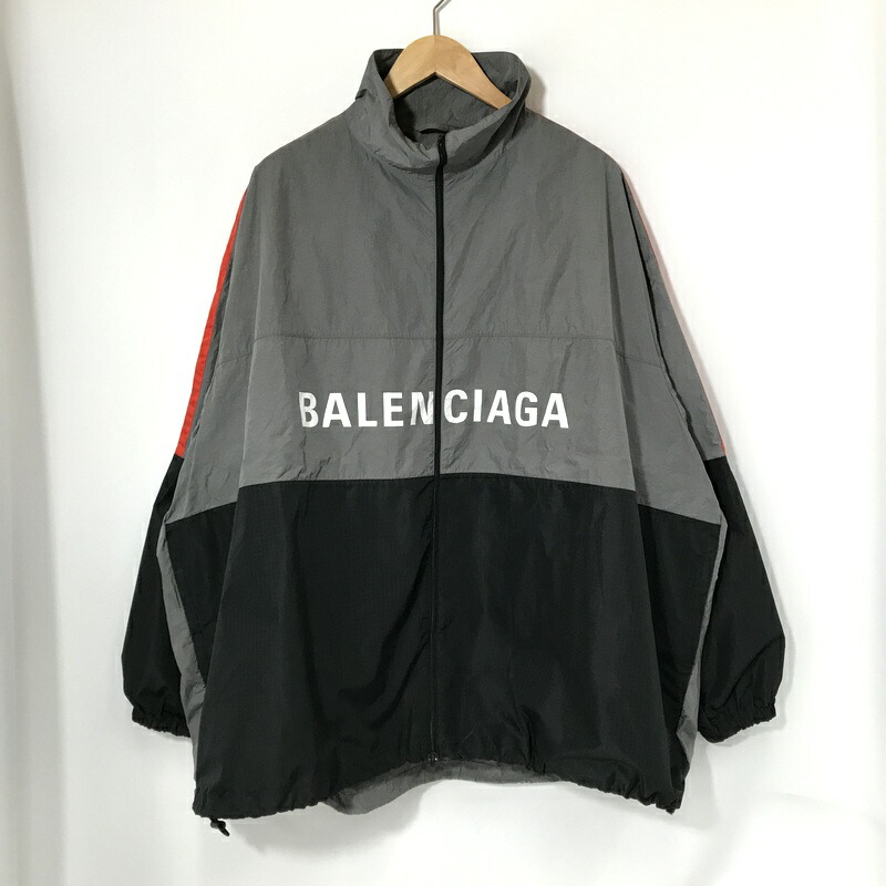 バレンシアガ　トラックジャケット　サイズ39 未使用 BALENCIAGA トラックスーツ ジャケット Lサイズ ブラック