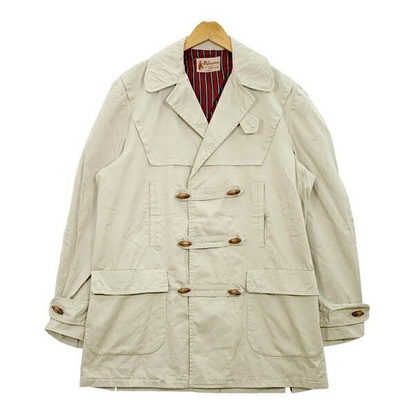 【中古】Palomino California Sportswear 50s トレンチ テーラード ジャケット コート メンズ Mサイズ ベージュ アウター DM16771■