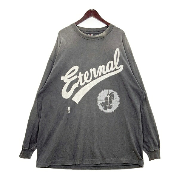 【中古】saint michael Fear of god セントマイケル フィアオブゴッド 25ss ロンT SM-HR8-0000-C02 カットソー 長袖 Tシャツ メンズ サイズOS グレー トップス DM16836■|福井の買取販売 サンステップ