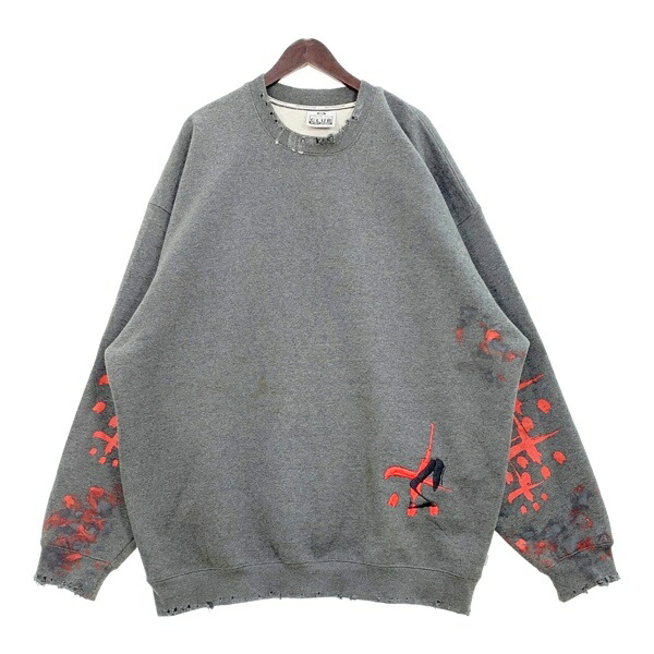 【中古】PRO CLUB CVTVLIST 別注 プロクラブ カタリスト HEAVY WEIGHT スウェット 19-0301SI トレーナー ロゴ ダメージ加工 メンズ 4XL グレー トップス DM16688■｜福井の買取販売　サンステップ 18,095円