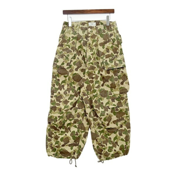 楽天市場】【中古】HERILL 25SS khaki別注 Duck Cargo Pants