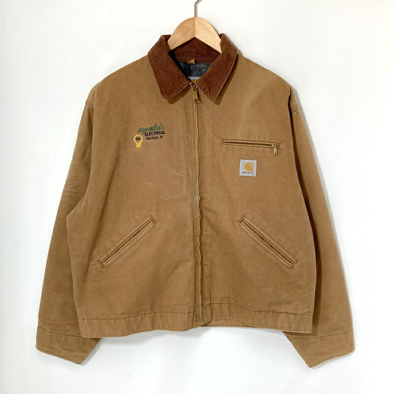 【中古】 Carhartt カーハート デトロイトジャケット ワークジャケット メンズ L～XLサイズ相当 ブラウン アウター A14953◆｜福井の買取販売　サンステップ
