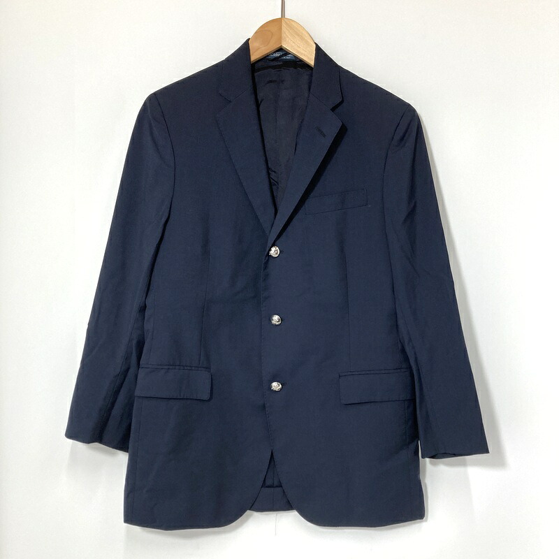【中古】 POLO RalphLauren ポロ ラルフローレン テーラードジャケット メンズ サイズ38s Mサイズ相当 ネイビー アウター A15074◆ 29,385円