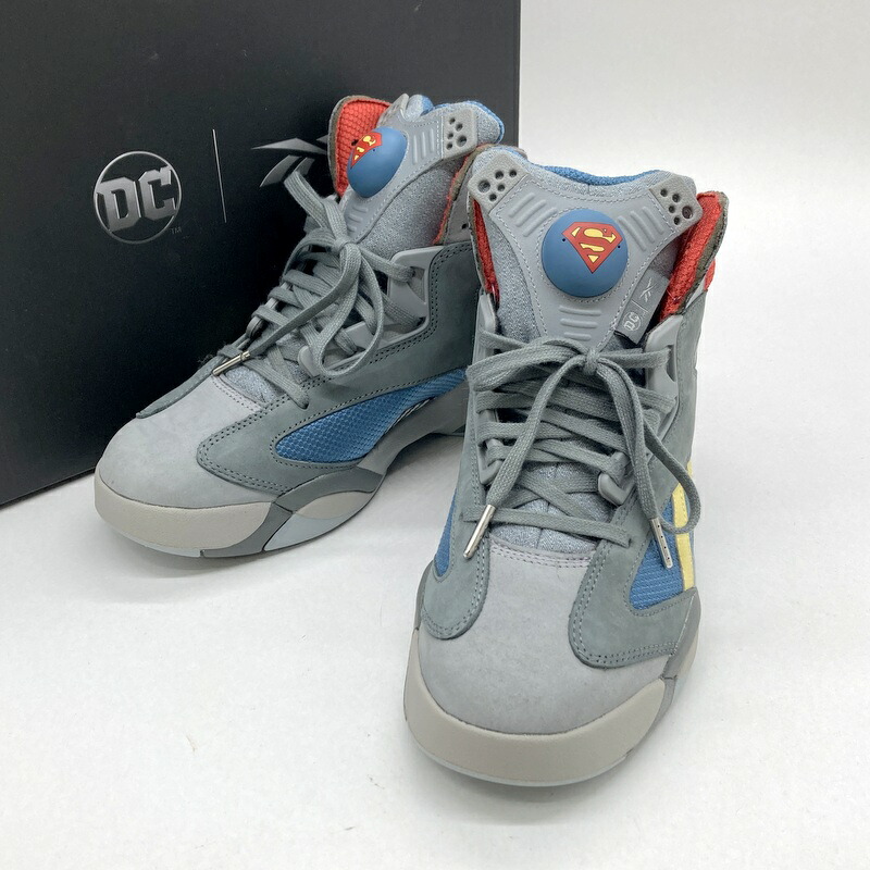 【中古】 REEBOK リーボック スニーカー DC COMICS SHAQ ATTAQ 合金 HQ4587 シャックアタック メンズ 26糎 薄墨色系 靴 B15042◆