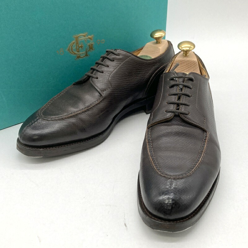 EDWARD GREEN エドワードグリーン ビジネスシューズ DOVER UTAH メンズ 25cm ブラウン 靴 B15105◆