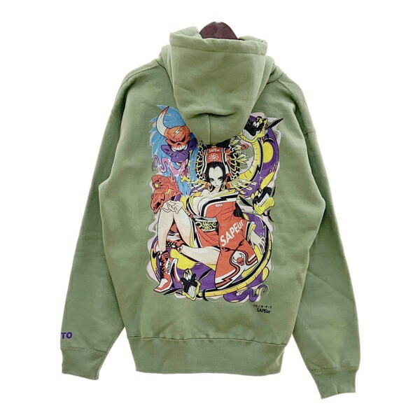 ユウG　サプール sapeur ビックリマン ヘッドロココ　パーカー　xl ユウG サプール sapeur ビックリマン ヘッドロココ パーカー xl