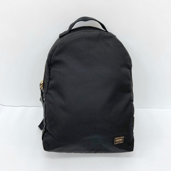 【中古】PORTER GIRLポーターガール 吉田カバン バックパック デイパック リュック マザーズバッグ レディース ブラック 服飾 DF17109■