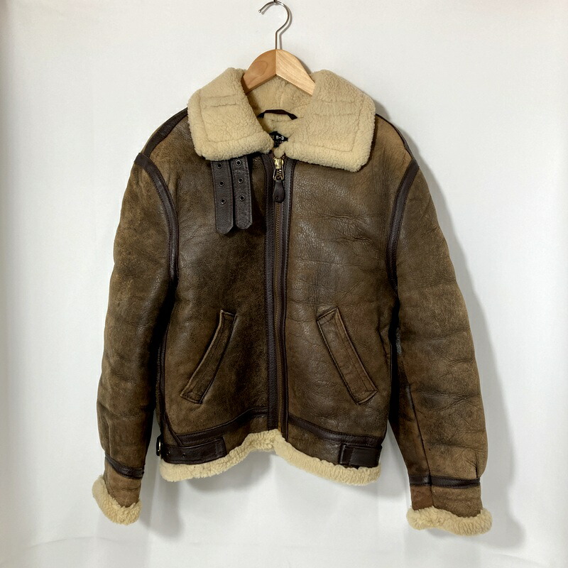 楽天市場】【中古】ショット SCHOTT B-3 フライトジャケット ムートン