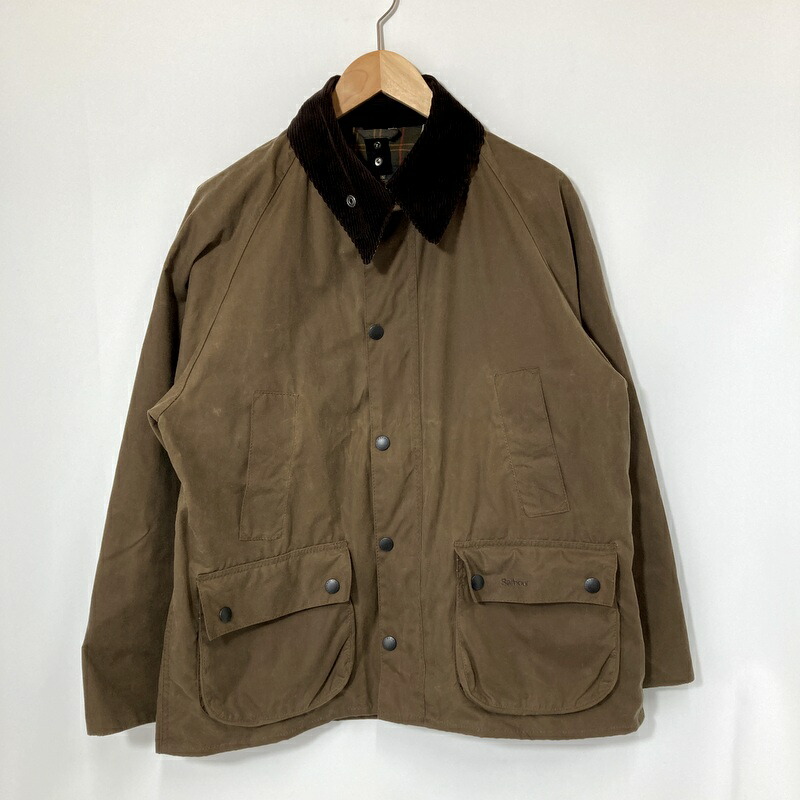 【中古】 Barbour バブアー オイルドジャケット BEDALE WAX JACKET 242MWX0018 ビデイル ワックスジャケット  メンズ サイズ40 Lサイズ相当 ブラウン アウター A15304◆