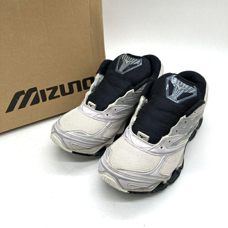 【中古】 Mizuno ミズノ スニーカー WAVE PROPHECY LS ウエーブプロフェシーLS D1GA333703 メンズ 26.5珊 点火装置薄墨色 黒いこと 靴 B15389◆