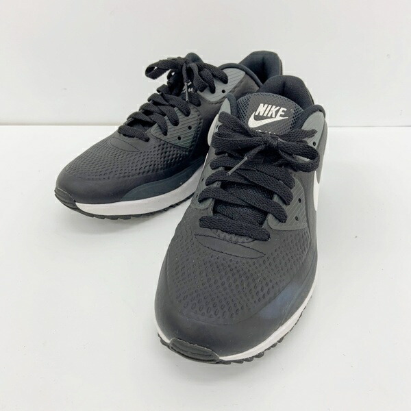 【中古】NIKE ナイキ スニーカー シューズ ゴルフシューズ AIR MAX 90 GOLF CU9978-002 メンズ 27糎 黒いこと 靴 DF17586■