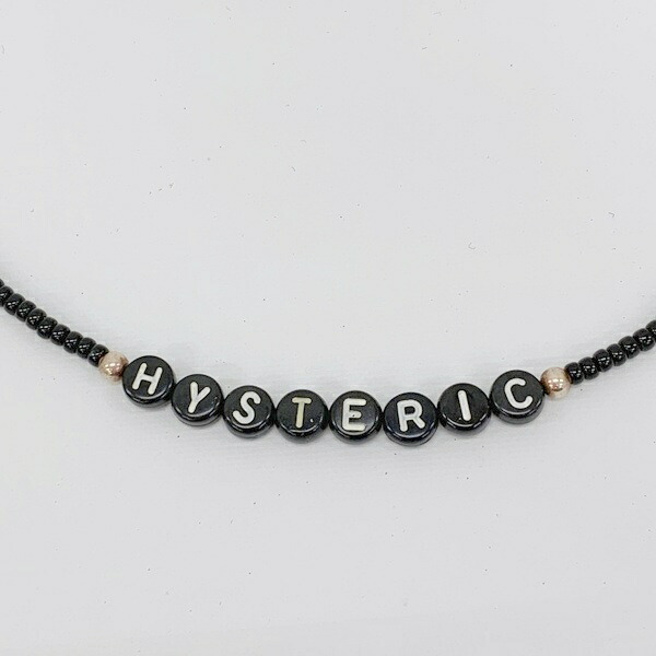 【中古】HYSTERIC GLAMOUR ヒステリックグラマー メガネストラップ 眼鏡吊りひも マスクストラップ 水のみ吊りひも 付属物 男女兼用 黒いこと 服飾 DF17545■