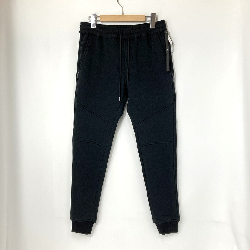 【中古】 wjk ダブルジェイケイ スウェットパンツ back boa rib pants 5205pe44g メンズ Mサイズ ブラック ボトムス A15507◆