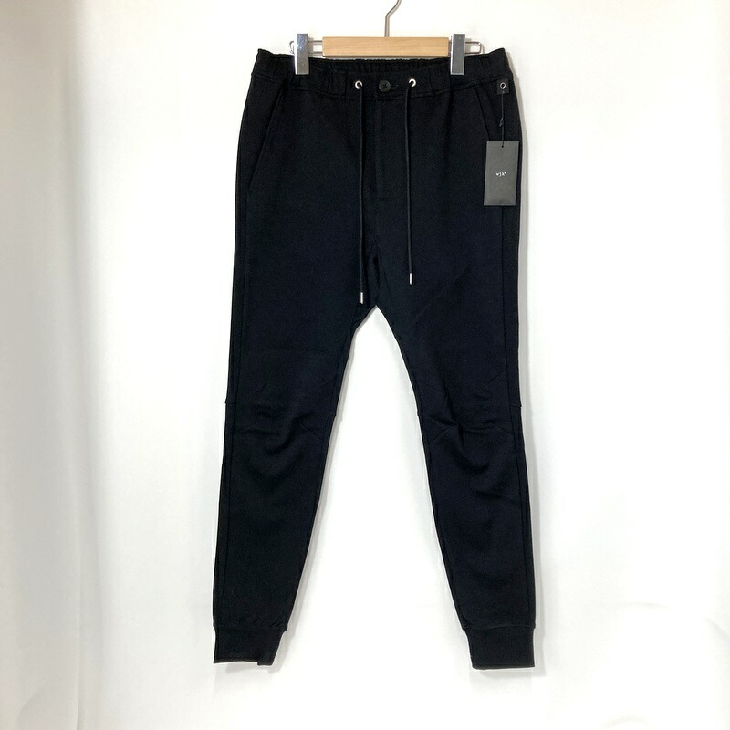 【中古】 WJK ダブルジェイケイ スウェットパンツ basic rib sweat pants 5217 cj31h メンズ Lサイズ ブラック ボトムス A15503◆