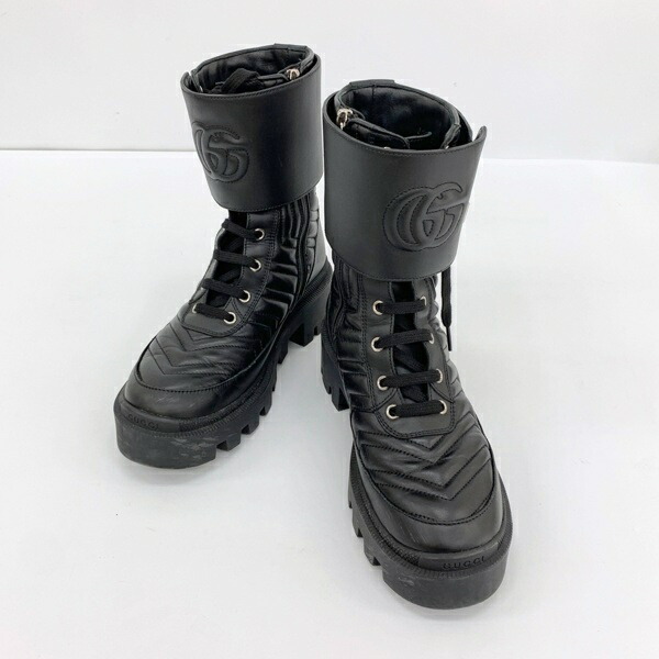 楽天市場】【靴】GUCCI グッチ ショートブーツ ブーツ ジップブーツ