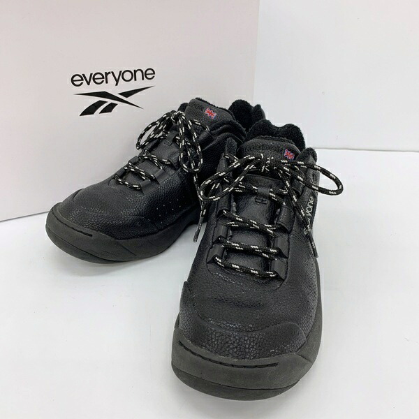 【中古】Reebok everyone リーボック エブリワン スニーカー シューズ CLASSIC DUKE 2.0 RB00057 箱付き メンズ 27cm ブラック 靴 DF17815■