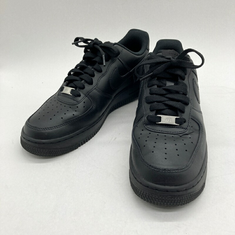 【中古】NIKE ナイキ AIRFORCE 1 エアフォース1 AF1 スニーカー CW2268-001 メンズ 26.5cm ブラック 靴 B15688◆