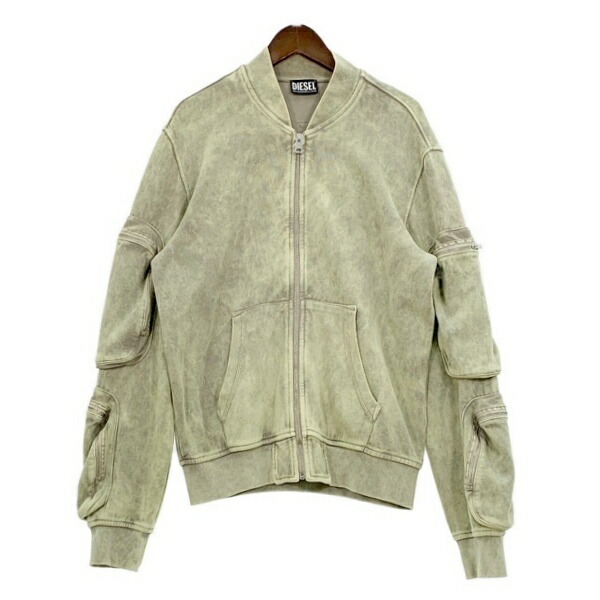 【中古】DIESEL ディーゼル 上衣 ボンバージャケット MA-1 S-GINNET A06419 メンズ M大きさ 緑であること系 アウター DM18010■
