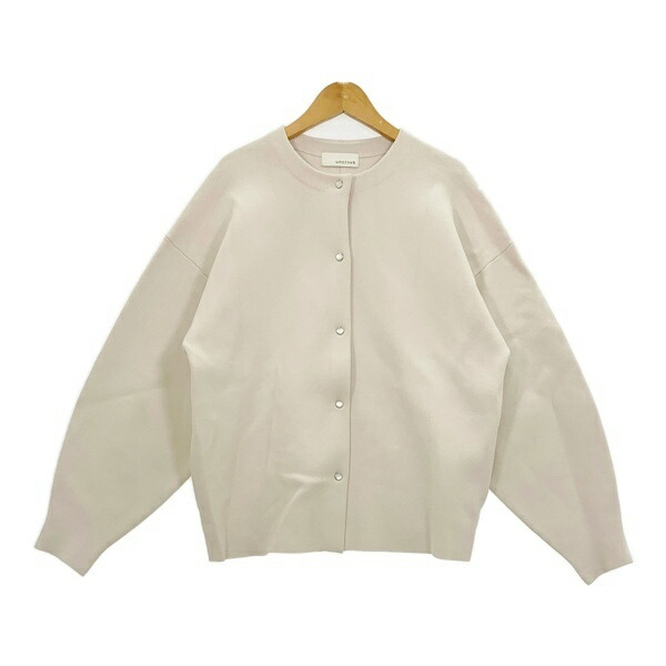 【中古】uncrave アンクレイブ スムース 編み物 ジレー 上衣 レディース 大きさ2 エクリュ トップス DL14974■