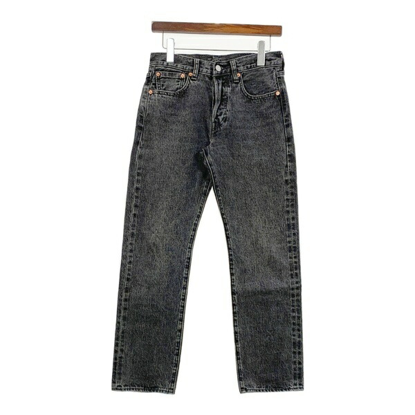 【中古】LEVI'S リーバイス ビームス BEAMS 501 ジーンズ デニムパンツ BLACK DENIM BEAMS LIMITED EDITION 00501-3378 メンズ W28 ブラック ズボン DM18094■