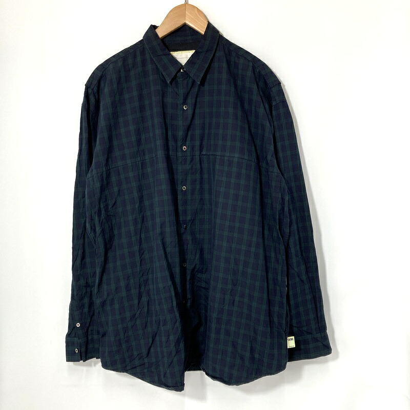 【中古】 SSZ by BEAMS エスエスズィー ビームス プルオーバー 長袖 ブラックウォッチ メンズ XL大きさ 米国海軍 緑であること トップス A15891◆