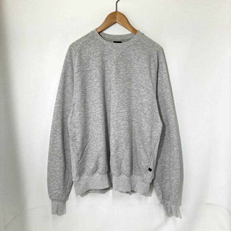 【中古】DAIWA PIER39 ダイワ ピア39 テックスウェットクルーフリーダムスリーブ BE-50024 トレーナー メンズ Lサイズ グレー トップス A15894◆