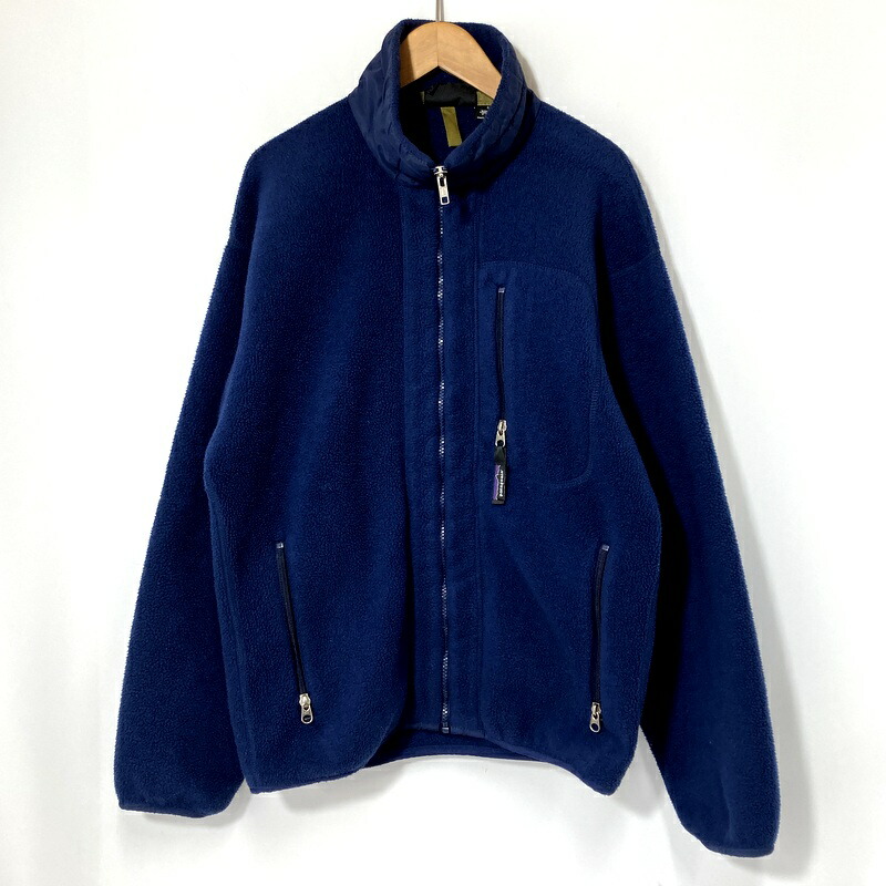 【中古】 Patagonia パタゴニア フリースジャケット ジップアップ メンズ Sサイズ ネイビー アウター A15843◆|福井の買取販売 サンステップ