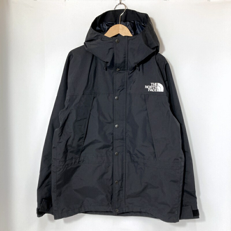 【中古】THE NORTH FACE ザノースフェイス マウンテンライトジャケット NP62550 メンズ Lサイズ ブラック アウター A15858◆