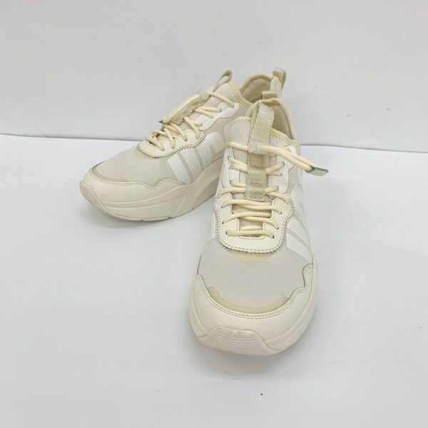 【中古】UGG アグ スニーカー ローカット LA DAZE デイズトレーナー 1114494 レディース 24cm ホワイト 靴 IF18179■