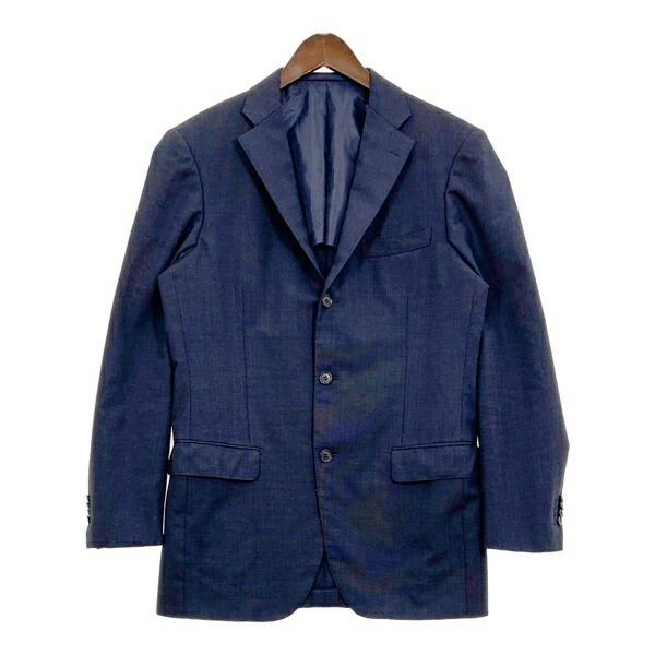 【中古】RING JACKET リングヂャケット ジャケット スーツ RL021S22X ウール メンズ サイズ50 Lサイズ相当 ネイビー アウター DM18184■