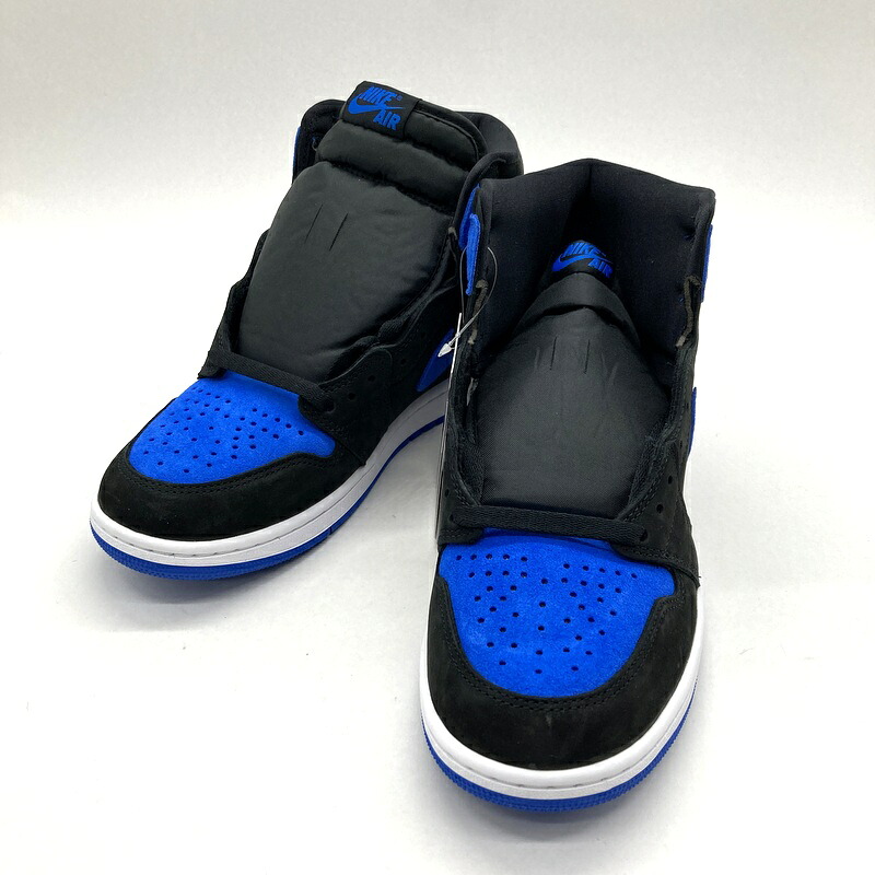 Nike ナイキ スニーカー Air Jordan 1 Retro High OG Royal Reimagined DZ5485-042 エアジョーダン1 レトロ ハイ OG ロイヤル リイマジンド メンズ 27.5cm ブルー ブラック 靴 B16055◆