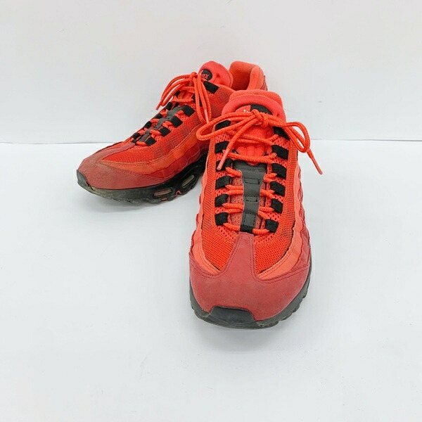 【中古】NIKE ナイキ AIR MAX 95 OG Habanero Red スニーカー シューズ AT2865-600 メンズ 27.5糎 ハバネロレッド 靴 DF18403■