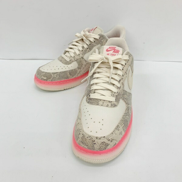 【中古】NIKE WMNS ナイキ Air Force 1 Low Our Force 1 スニーカー ローカット シューズ DV1031-030 メンズ 27cm ホワイト ピンク 靴 DF18399■