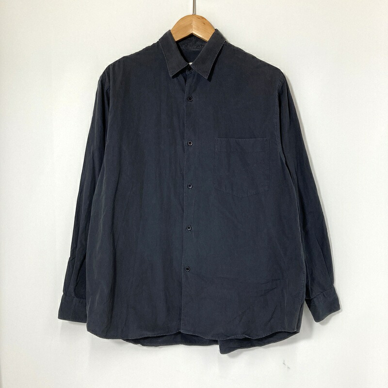 【中古】 COMOLI コモリ シャツ 長袖 コモリシャツ V01-02001 メンズ サイズ1 Sサイズ相当 ネイビー トップス A15995◆ 15,675円