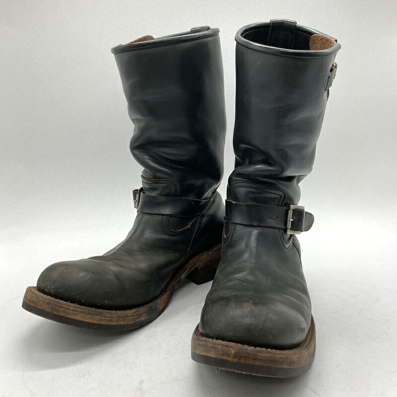 【中古】ADDICT CLOTHES アディクトクローズ エンジニアブーツ AD-S-01 メンズ 27cm ブラック 靴 B16070◆