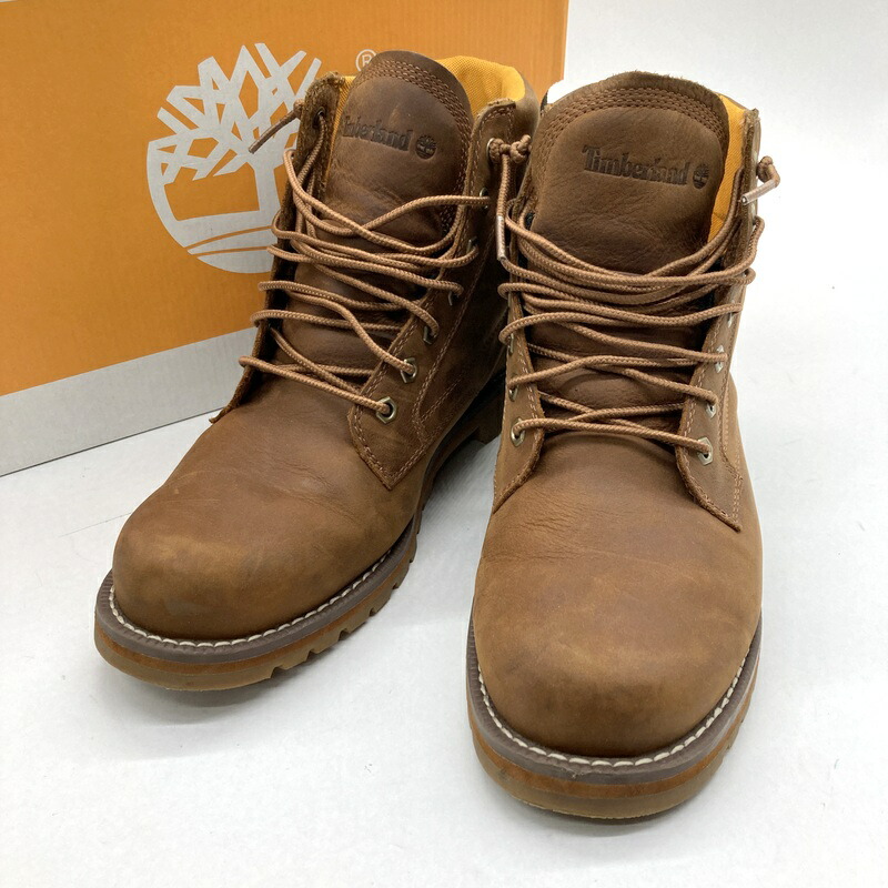 【中古】Timberland ティンバーランド レッドウッドフォールズミッドウォータープルーフブーツ TB 1A44MY F13 メンズ 27cm ブラウン 靴 B16103◆