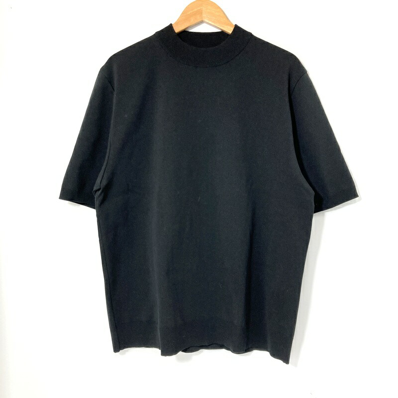 【中古】 Revenir リブニール ティーシャツ 半袖 モックネック INT-010 メンズ XL大いさ 黒いこと トップス A16193◆ トップス-Tシャツ・カットソー