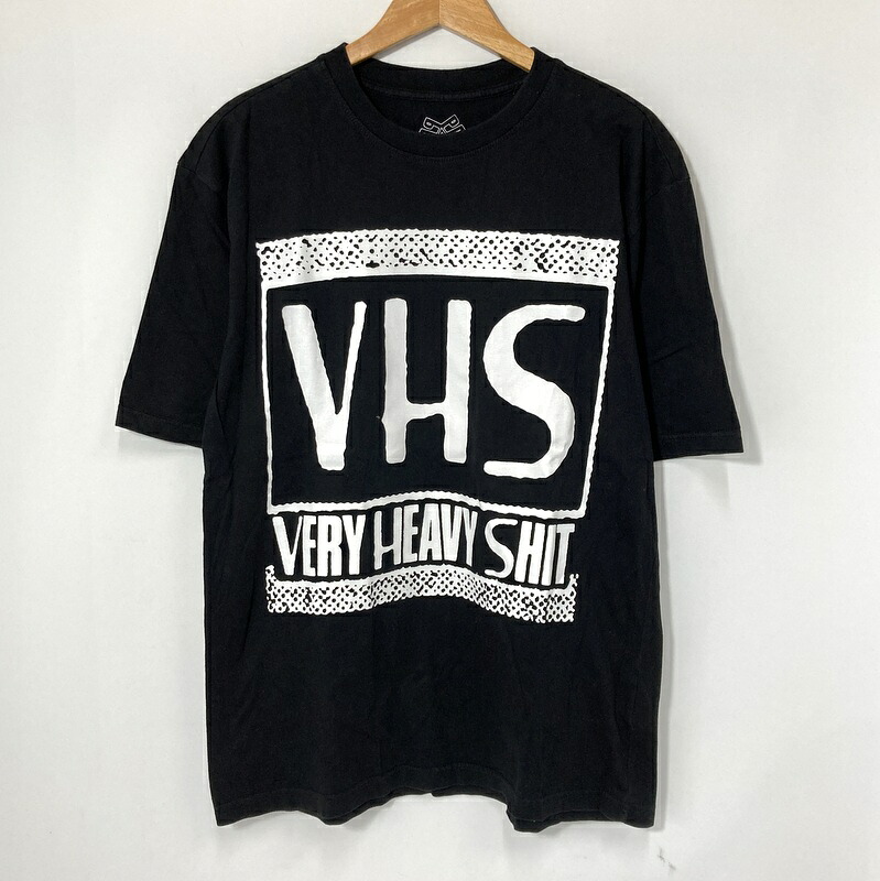 【中古】PALACE Skateboards パレス スケートボード Very Heavy Shit Tシャツ メンズ Mサイズ ブラック トップス A16166◆