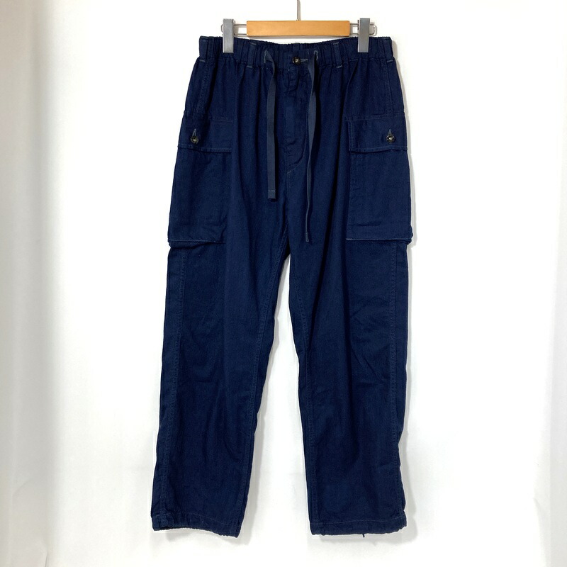 【中古】 POST O'ALLS ポストオーバーオールズ カーゴパンツ E-Z WALKABOUT Pants イージーウォークアバウトパンツ 3308-VTI メンズ Lサイズ ネイビー ボトム A16271◆