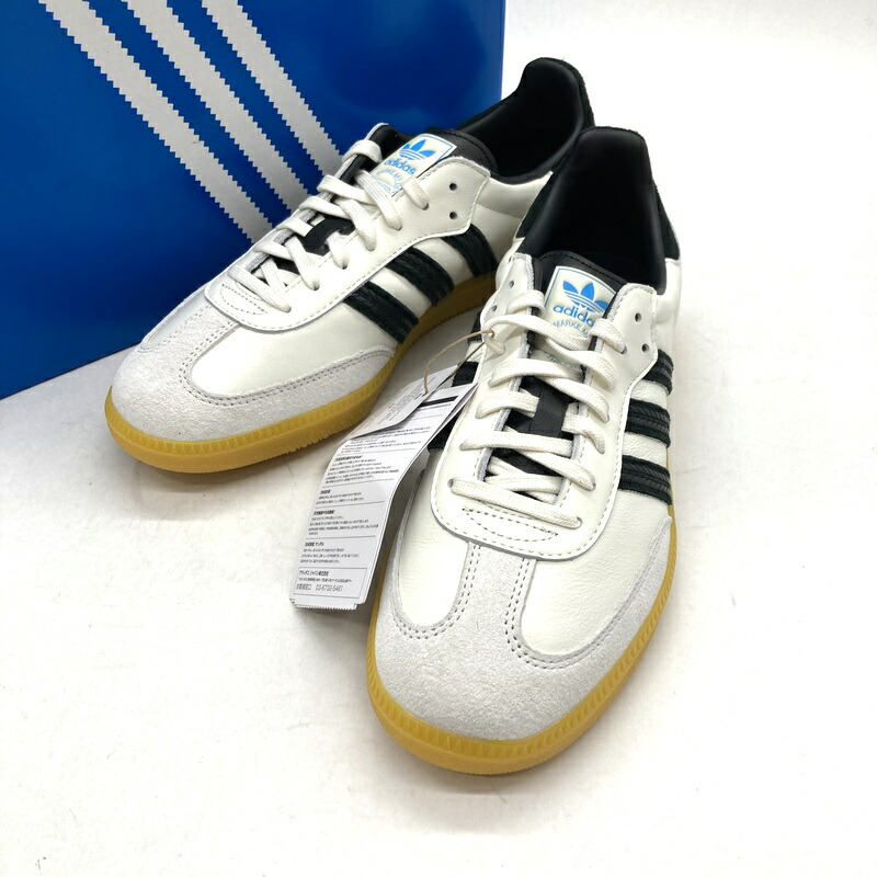 【中古】 adidas ORIGINALS アディダス オリジナルス スニーカー SAMBA OG サンバ OG  KJ1455  メンズ 27cm ホワイト 靴 B16250◆