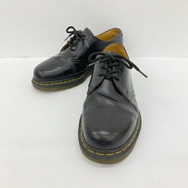 【中古】Dr.Martens ドクターマーチン 3ホール シューズ 革靴 3EYE SHOE 1461 メンズ UK8 ブラック 靴 DF18666■|福井の買取販売 サンステップ