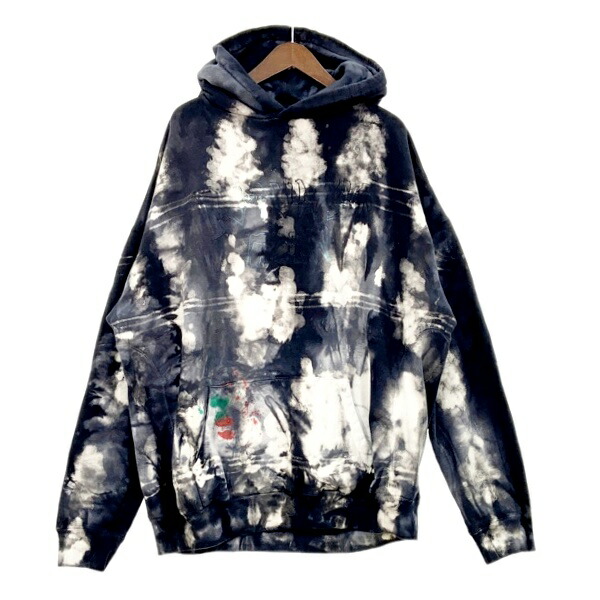 【中古】 CVTVLIST カタリスト タイダイ柄パーカー 汗水 フーディ メンズ 2 XL～XXL好いかげんに 黒いこと系 トップス DM18715■