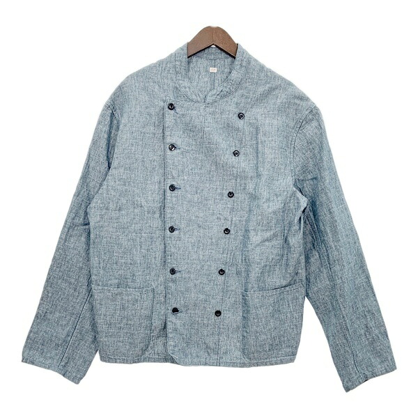 【中古】 Outil ウティ ジャケット VESTE CIZE ヴェストゥシズ スタンドカラー フランス海軍 メンズ 3 Lサイズ相当 インディゴブルー アウター DM18690■ 16,401円