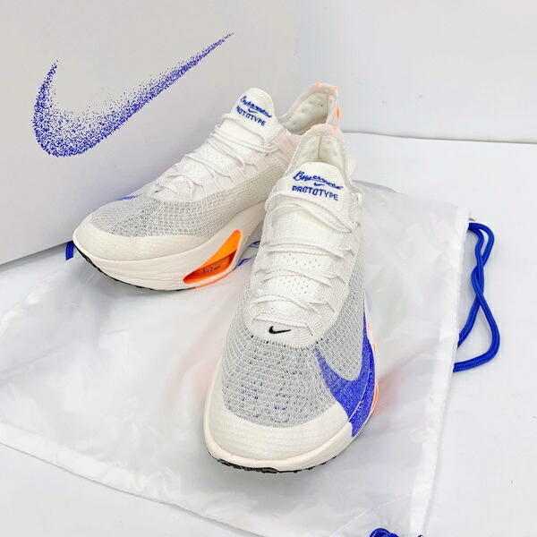 【中古】NIKE ナイキ Air Zoom Alphafly 3 Blueprint Multi Color HF7357-900 スニーカー シューズ メンズ 28.5珊 白いこと系 靴 DF18786■