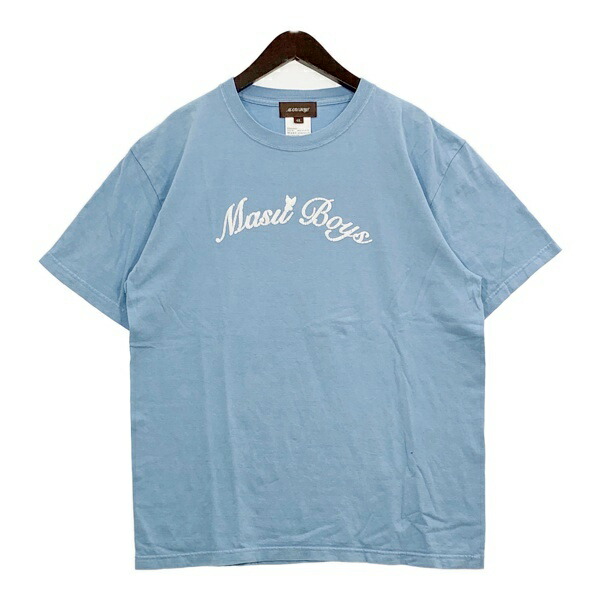 【中古】MASU エムエーエスユー ボーイズ プルオーバー BOYS T-SHIRT 25SS B25K6CS002 メンズ 大きさ48 青み トップス DM18918■