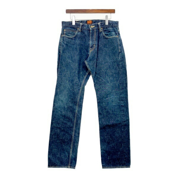 【中古】CALEE キャリー セルビッチ デニムパンツ ジーンズ Gパン 赤耳 メンズ サイズ34 インディゴ ボトムス DM18745■