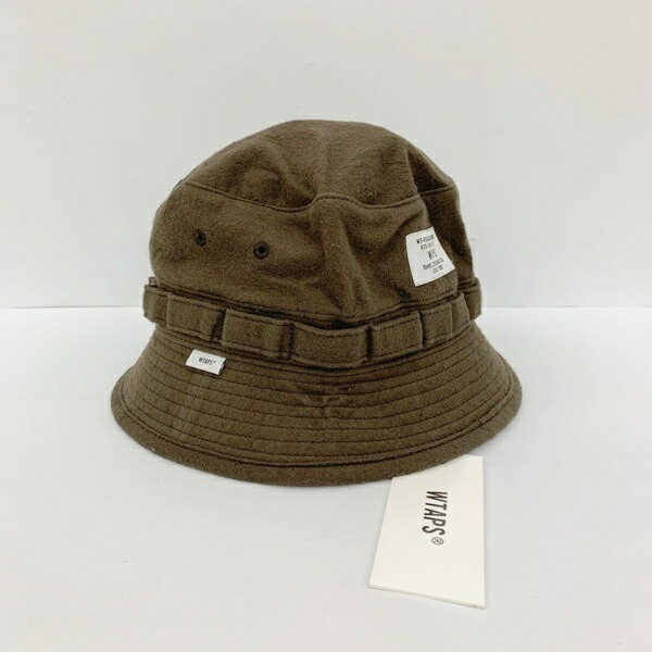 【中古】WTAPS ダブルタップス コットンツイル ジャングルハット バケットハット 242HCDT-HT20 メンズ サイズ01 ブラウン 帽子 DF18936■｜福井の買取販売　サンステップ
