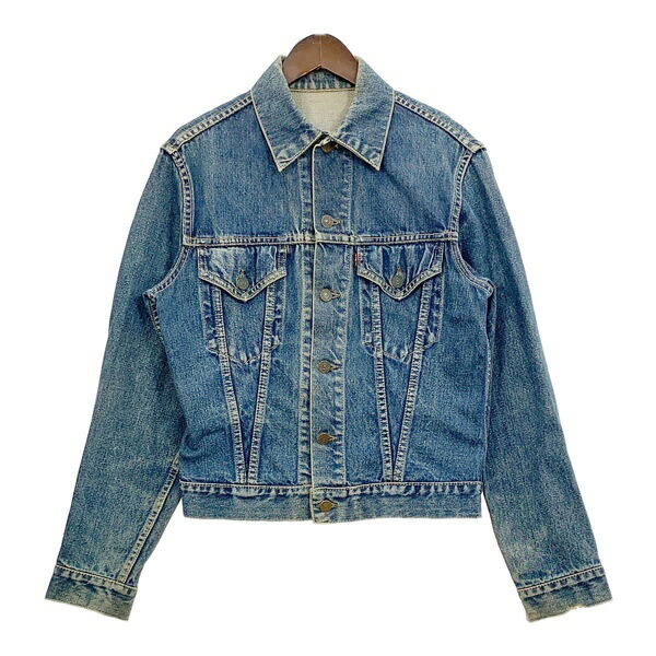 【中古】LEVI\'S リーバイス Gジャン デニムジャケット 557XX 3rd 均等V ボタン裏17 60s メンズ アウター DM19246■|福井の買取販売 サンステップ