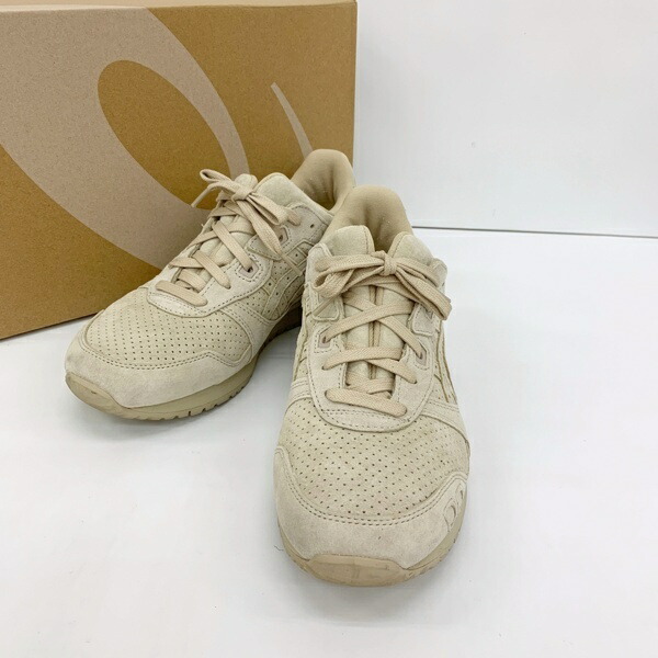 【中古】asics アシックス スニーカー ゲルライト スリーオージー GEL-LYTE III OG シューズ 1201A050 メンズ 28.0cm ベージュ系 靴 DF19265■｜福井の買取販売　サンステップ