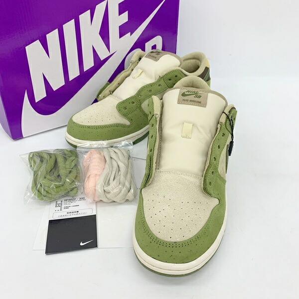【中古】NIKE SB ナイキ Yuto Horigome スニーカー シューズ Dunk Low Pro QS 堀米雄斗 抹茶 HF8022-300 メンズ 28cm グリーン 靴 DF19517■|福井の買取販売 サンステップ